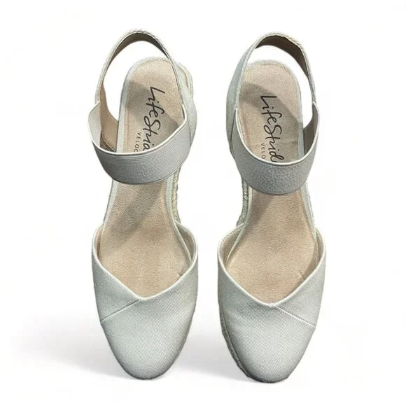 Life Stride Women's Kimmie Medium Espadrille Wedge Sandals, Size 9 M, New - Picture 4 of 9